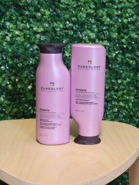 Pureology Hydrate Shampoo & Conditioner Set 9oz Each Color Safe, New